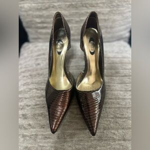 Elegant Metallic Women's Heels